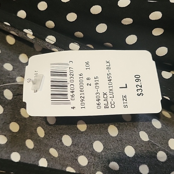 NWT Windsor Large Romper Short Polka Dot Long Sleeve Back Zip Ruffle - Picture 14 of 16